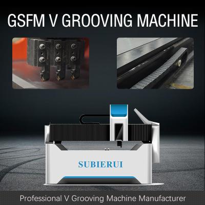 China 1540 Automatic V Grooving Machine Display Props V Grooving Machine For Sheet Metal for sale