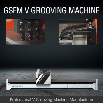 China Advanced Auto V Grooving Machine CNC V Grooving Machine For Elevator Door 1532 for sale