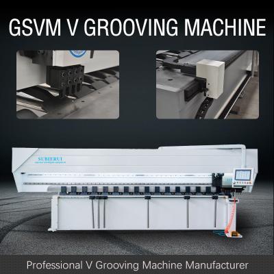 China CE Sheet Grooving Machine High Speed V Grooving Machine Anti Skateboard Public Spaces for sale