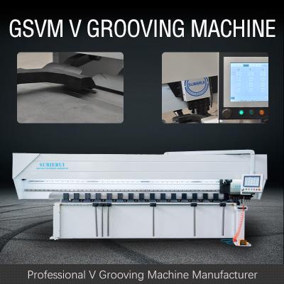 China Versatile Metal Grooving Machine Cnc V Grooving Machine For Signage Display Prop for sale