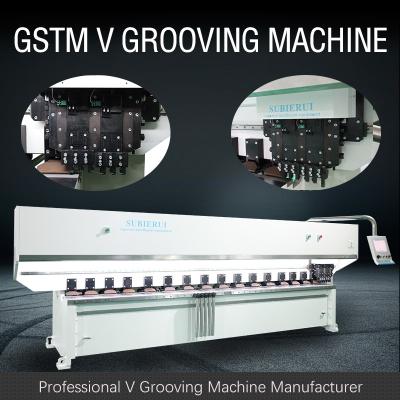 中国 Heavy Duty V Groover Machine For Cupboard Making Machine Hydraulic Press 販売のため
