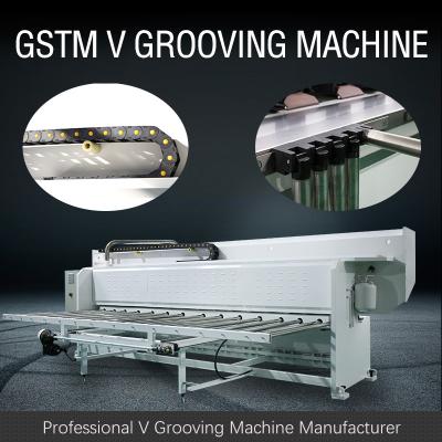 China Precise V Groove Cutter Machine For Kitchen Cabinet Door V Grooving Machine for sale