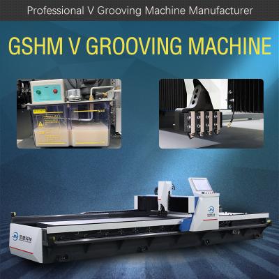 China 4000mm V Groove Cutter Machine For Cupboard Door Hydraulic Grooving Machine V Type zu verkaufen