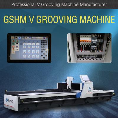 China Metal Sheet V Groove Cutter Machine Cnc V Cutting Machine 1225mm X 2440mm for sale