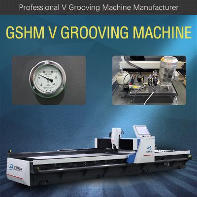 China Efficient High Speed V Grooving Machine V Groover Machine For Shower Room Frame Te koop