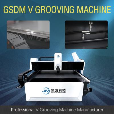 China Heavy Duty CNC Sheet Metal Cutting Machine Elevator Component V Groover Machine for sale
