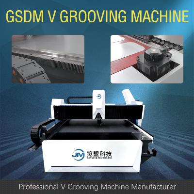 中国 Efficient CNC Sheet Metal Cutting Machine Shower Room Panel V Slotting Machine 販売のため