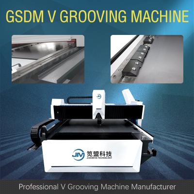 China Automatic CNC Sheet Metal Cutting Machine Door Industry V Groove Cutter Machine for sale