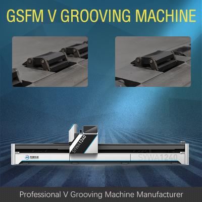 China High Precision CNC V Sheet Metal Grooving Machine Hydraulic V Groover Machine 1532 à venda