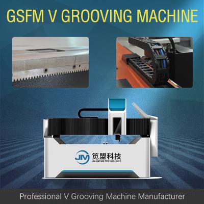 China Vertical CNC V Cutting Machine V Groove Machine For Metal Signage Production 1240 en venta
