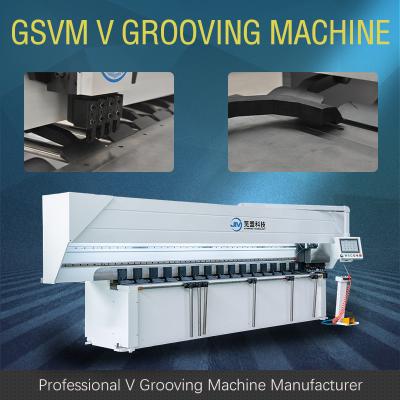 China Precision CNC V Grooving Machine For Display Props Vertical V Cutting Machine 1225 for sale