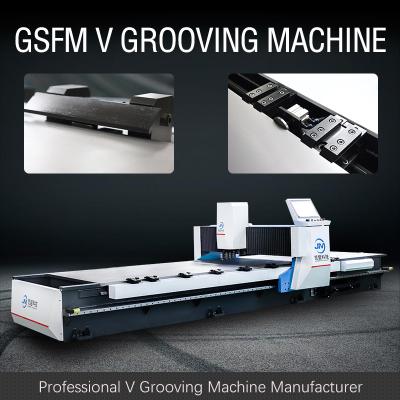 China Model 1225 CNC V Grooving Machine With Hydraulic Foot Drive For Copper Plates for sale
