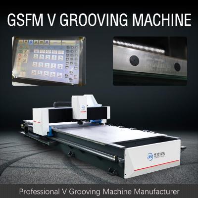 China High-Speed Horizontal V Groove Cutting Machine 5900×2000×1550 mm For Metal Panels for sale
