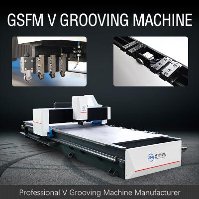 China Versatile Horizontal V Cutting Machine For Display Props With Stainless Steel Decoration for sale