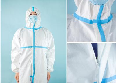 China Micro Porous Medical Protective Clothing GB19082 Standard for sale