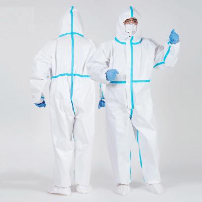 China Breathable Medical Protective Clothing Microporous Coverall Dust Proof for sale