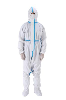 China GB19082-2009 Virus Protective Clothing Coverall Jumpsuit Medical Consumable for sale