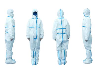 China Type III Disposable Ppe Coveralls Jumpsuit For Personal Protection for sale