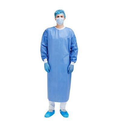 China CE Waterproof Sterile Sms Fabric Gown Quick Dry Nontoxic for sale