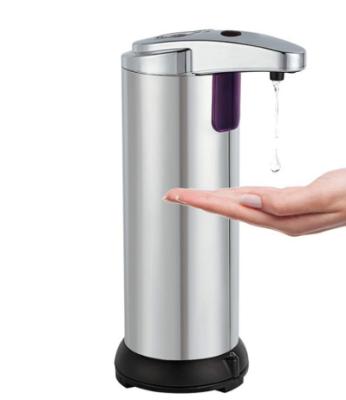 China Touchless Infrared SS Alcohol Hand Sanitizer Dispenser 280ml for sale