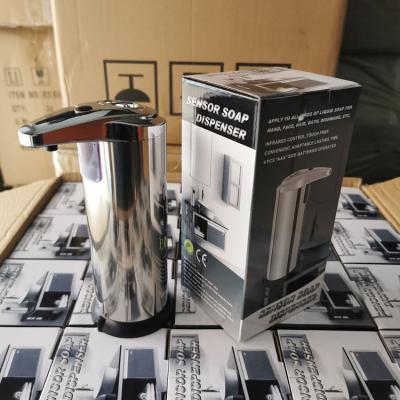 China 280ml Stainless Steel Touchless Automatic Gel Soap Dispenser For Bathroom for sale