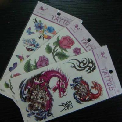 China Temporary dragon tattoo, animal tattoo, kids satety tattoo, Fake tattoo for sale