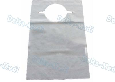 China 2 Ply / 3 Ply Waterproof Dental Bibs , Disposable Patient Bibs With Ultrasonic Seam Sewing for sale