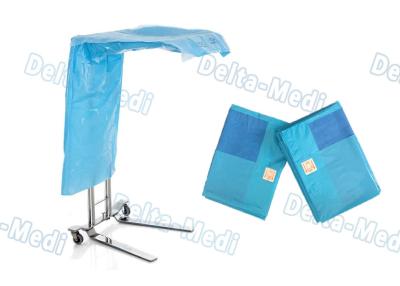 中国 補強された医学のメーヨーの立場カバー外科プラスチック シートのテーブル掛け 販売のため