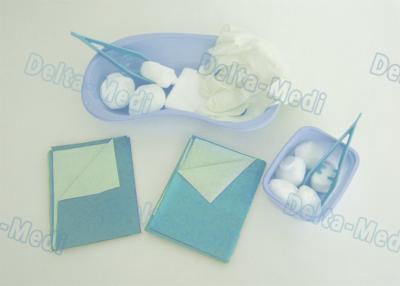 China Wound Care Disposable Surgical Kits , Sterile Dressing Packs With Medical Plastic Kidney Bowls for sale
