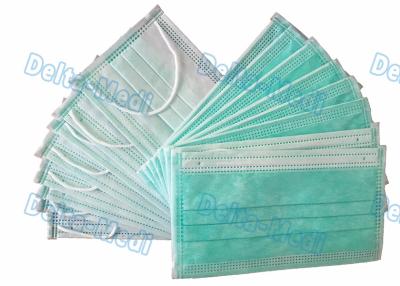 China BFE99% Non Woven Disposable Face Mask green Color with inner spot earloop for sale