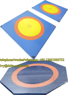 China Wrestling Gymnastics Training Mats 12M * 12M Square And Octagon Grappling Mat for sale