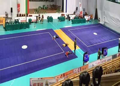 China IWUF Competition Taolu Carpet Gymnastics Training Mats For Wushu Training for sale