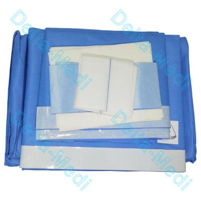 China 75 x 90cm Universal Surgical Drape Pack With Adhesive for sale
