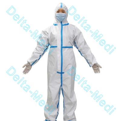 China Microporous Heat Sealing Taped Medical Protection Clothing for sale