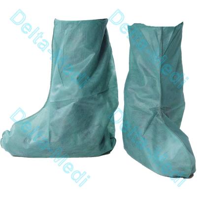 China Disposable Polypropylene Non Woven Boot Shoe Cover Full Coverage for sale