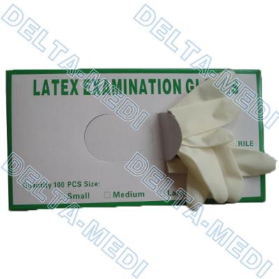 China White Ambidextrous Latex Surgical Gloves For Homecie for sale