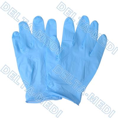 China Blue Ambidextrous Disposable Surgical Gloves For Healthcare Dental for sale