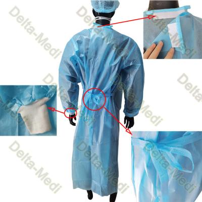 China Vestidos médicos estéreis não tecidos de FDA descartáveis para a cirurgia da operação à venda