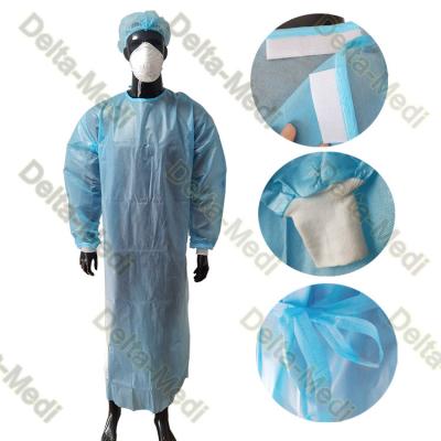 中国 非編まれたFN5Pの使い捨て可能な手術衣PPはPE Setrileに塗った 販売のため