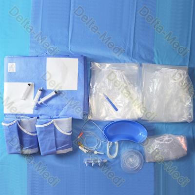 China Sterile Disposable Angiography Pack Angio Kit Angiography Drape Pack for sale
