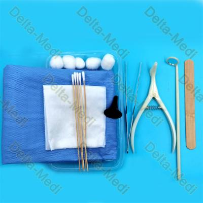 China Disposable Medical Sterile Ent Examination Kit / Ent Surgical Kit for sale