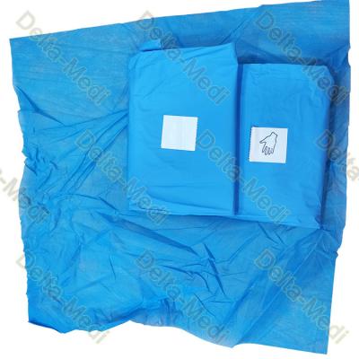China CE SMS Sterile Disposable Reinforced Universal Surgical Pack for sale