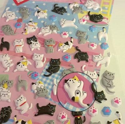 China Cartoon 3d Stickers Customized Environmentally Friendly Materials Repeatedly Pasted for sale