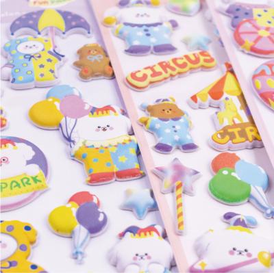 China Children'S Cartoon 3d Three Dimensional Stickers Cute Bubble Stickers Powerful Manufacturers for sale