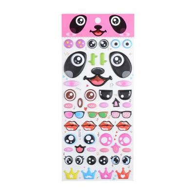 China Diy Cartoon Puffy Stickers Kawaii 3d Stickers Pack For Decoration Custom for sale