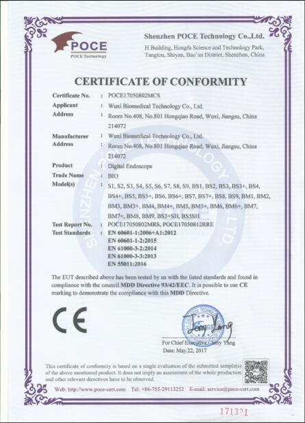 CE APPROVAL - Wuxi Biomedical Technology Co., Ltd.