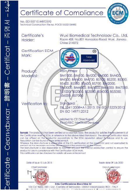 CE APPROVAL - Wuxi Biomedical Technology Co., Ltd.