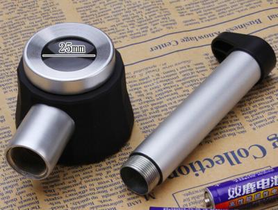 China Lente conduzida portátil do vidro ótico do microscópio da mini lente de aumento Handheld com régua de 2cm para dentro à venda