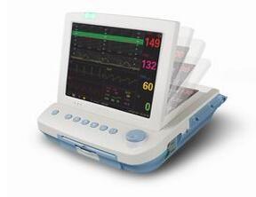 China Het ziekenhuismoeder/Foetale Multiparameter Geduldige Monitor met het Scherm 6 of 9 Parameters van 12,1 duimtft Te koop