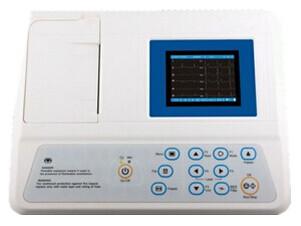 China Electrocardiogram Machine Portable Ecg Device 80mm 3 Channel Format Recording for sale
